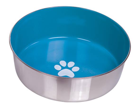 Gamelle inox Heavy Paw, bleu ciel