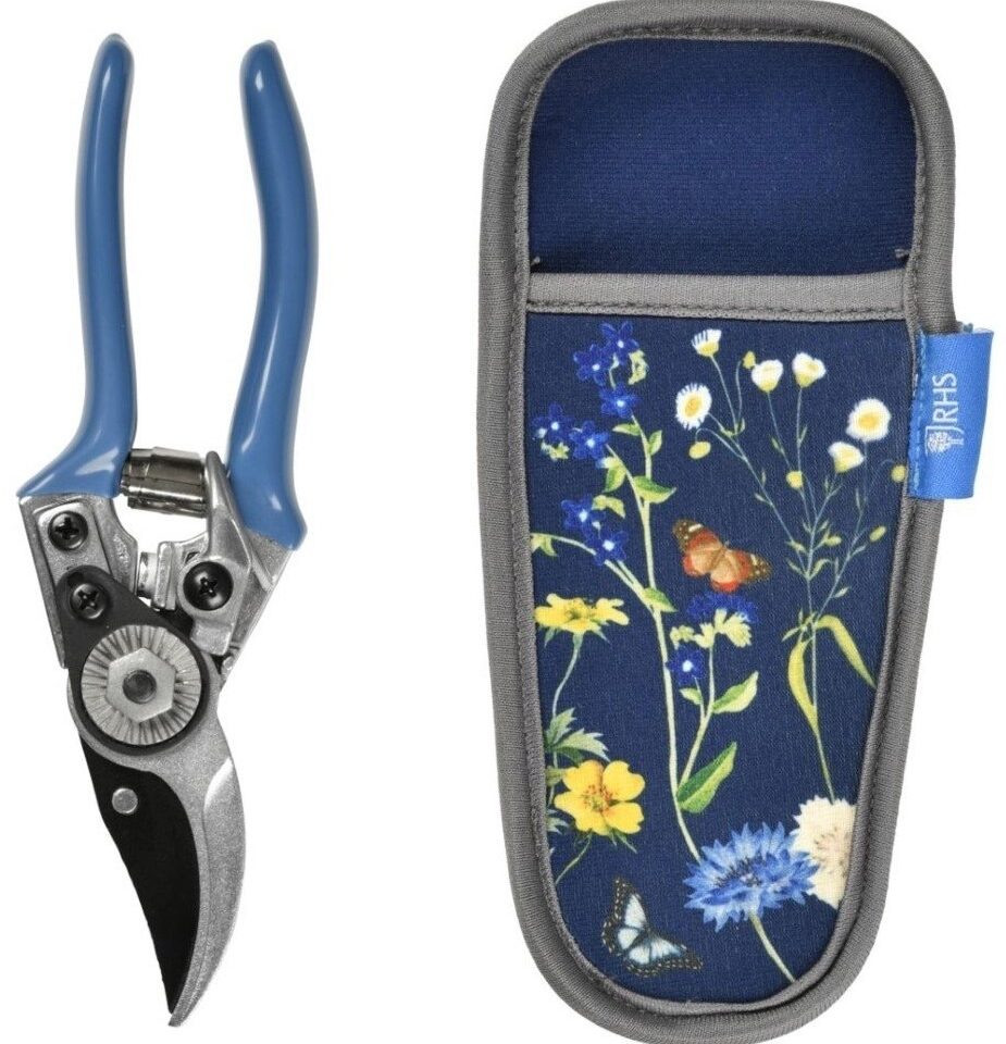 Sécateur de poche et étui British Meadow