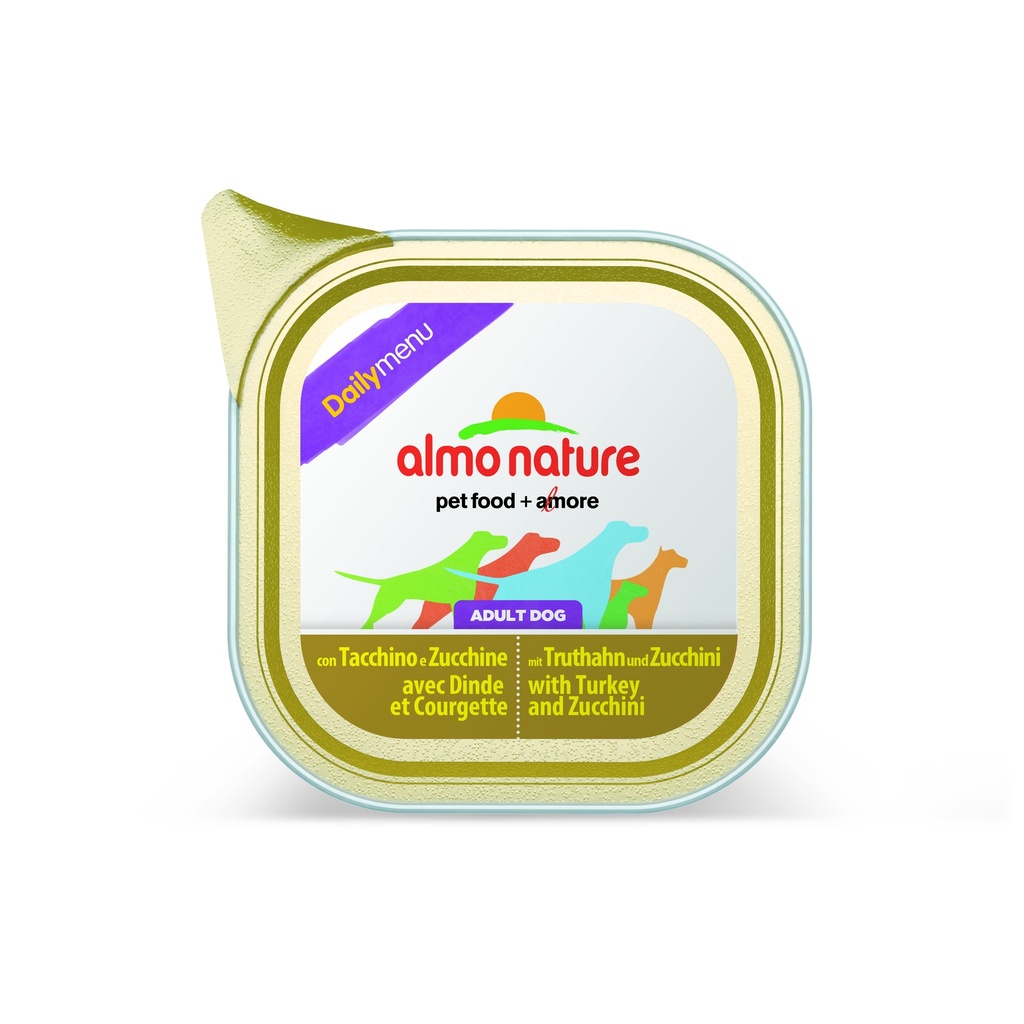 Almo nature PFC Dog daily menu Dinde et Courgettes 100g
