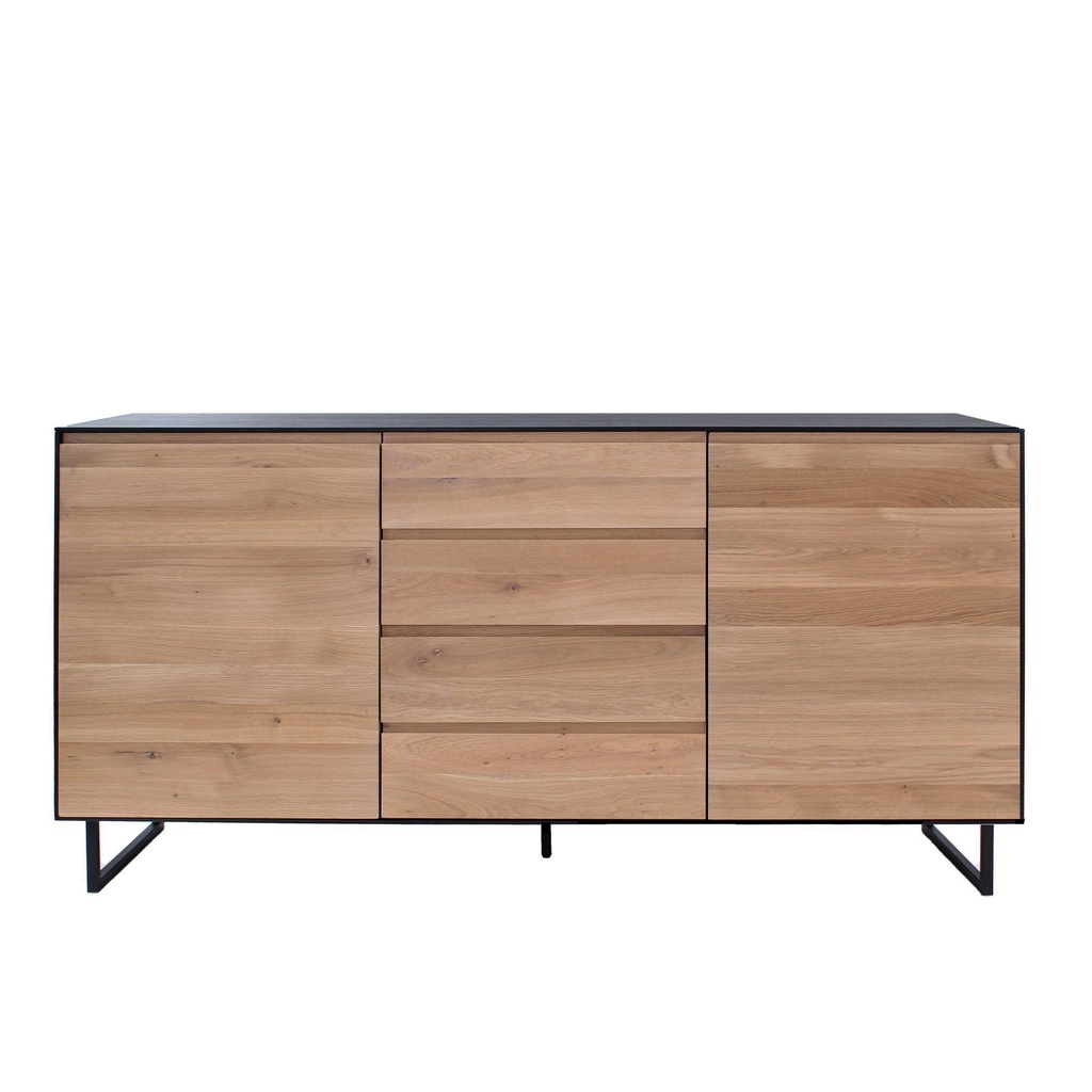 Sidebord Alexi 2 portes. 4 tiroirs