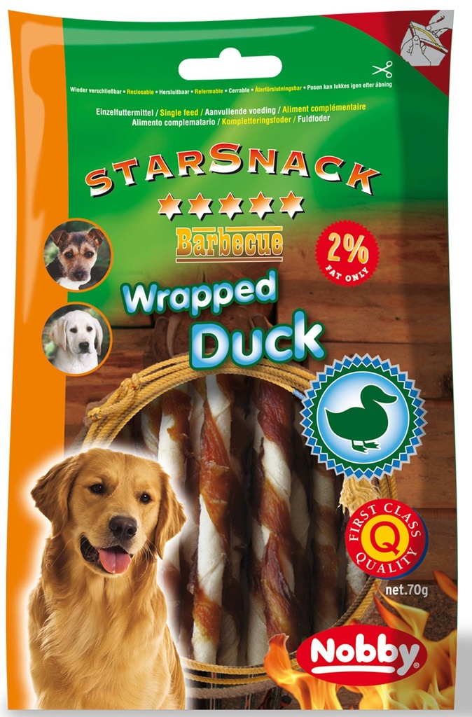 Barbecue Wrapped Duck, 70 g