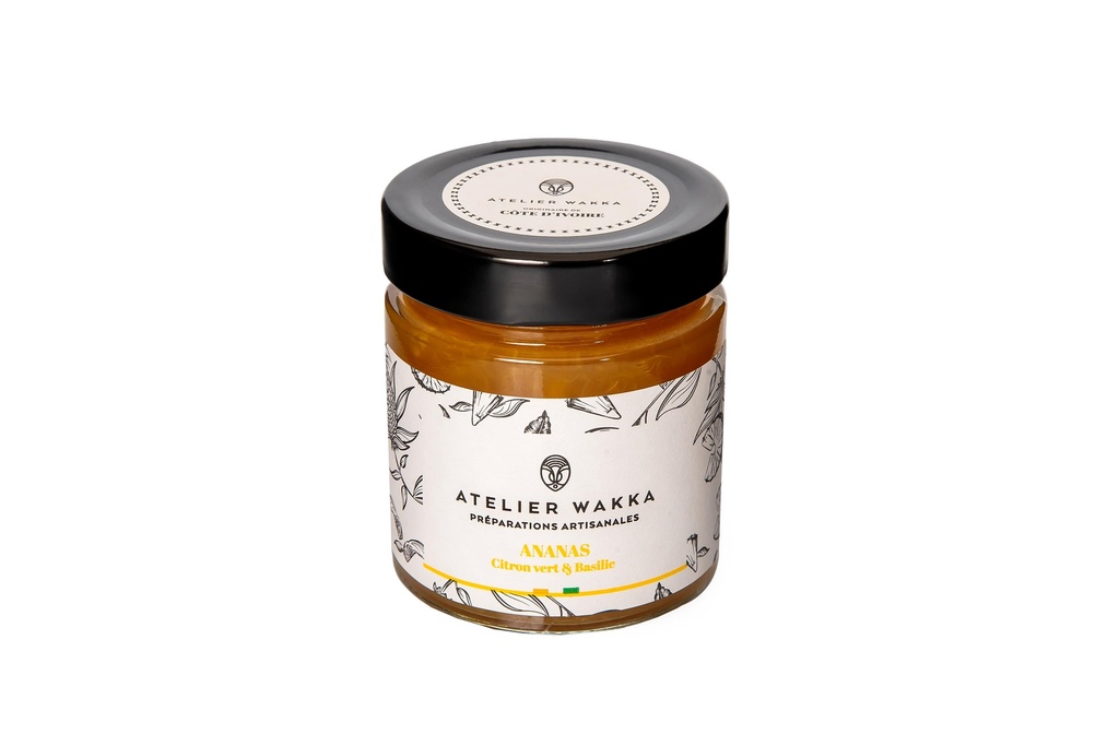 PRÉPARATION DE FRUITS ANANAS CTIRON VERT BASILIC