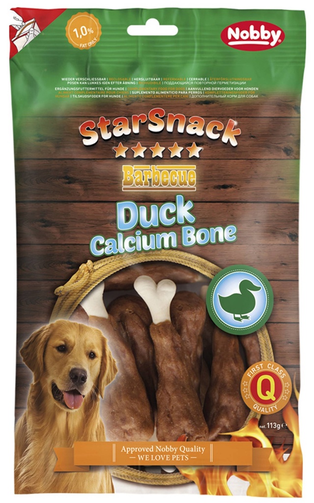 Barbecue Duck Calcium Bone 113 g