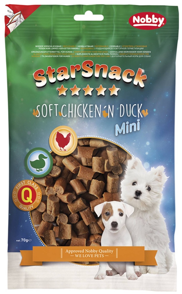 StarSnack MINI Soft Chicken'n Duck, 70 g