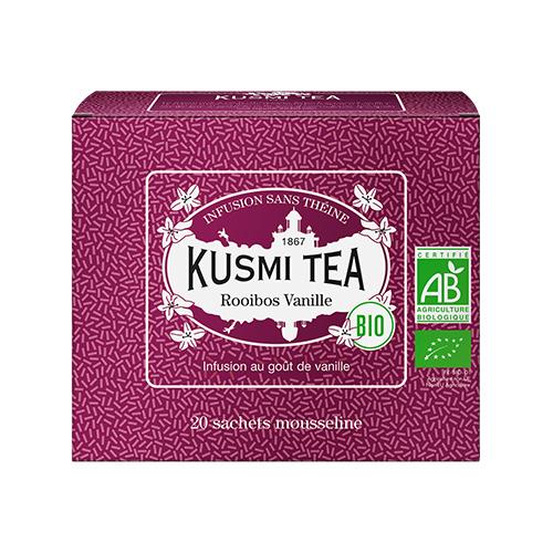 Rooibos Vanille Bio - Etui 20 sachets mousseline - 40gr