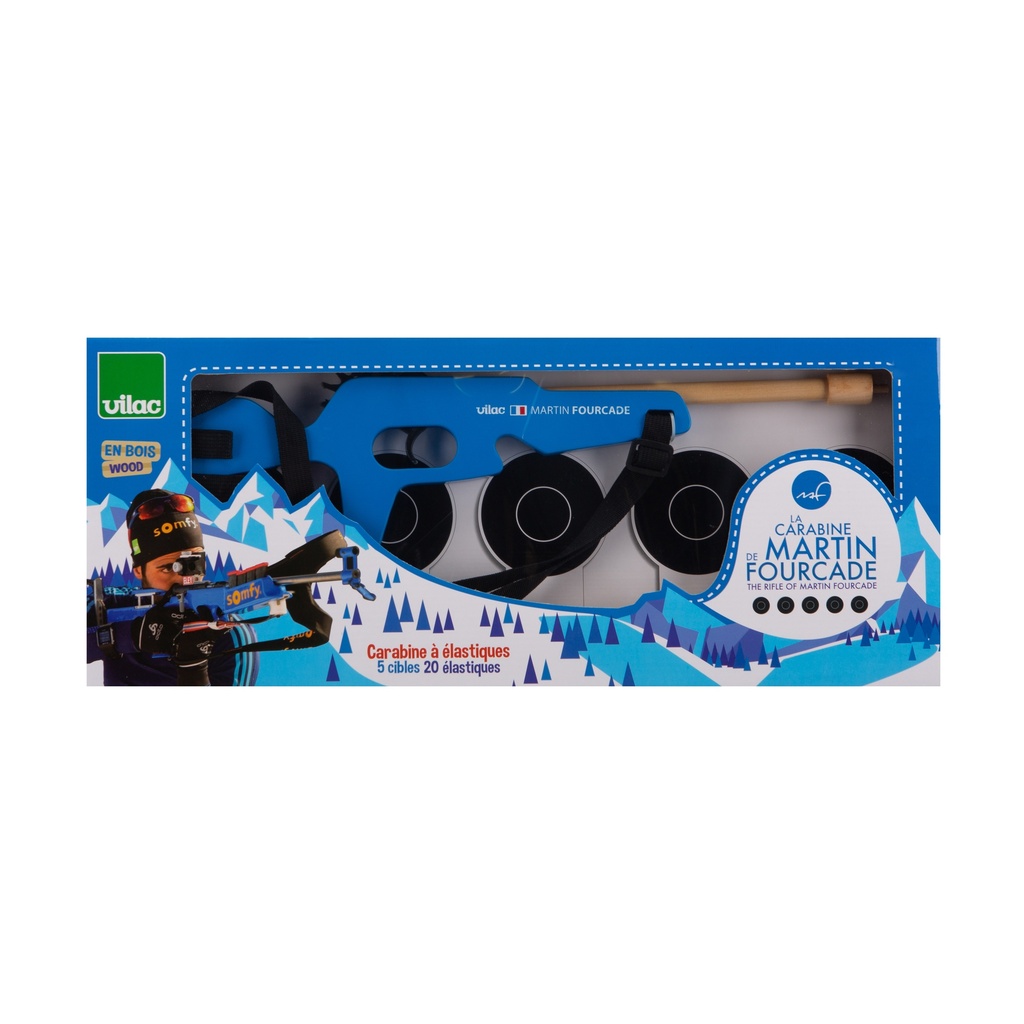 Biathlon Carabine à elastiques (5 cibles 20 Elastiques)