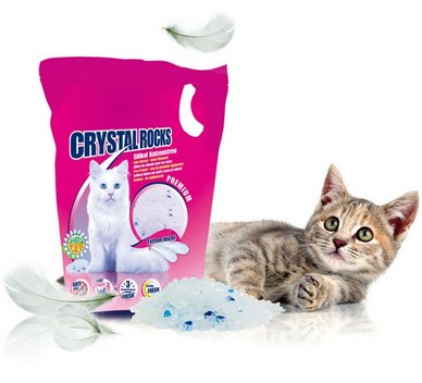 Crystal Rocks litière, grumeleux 10L