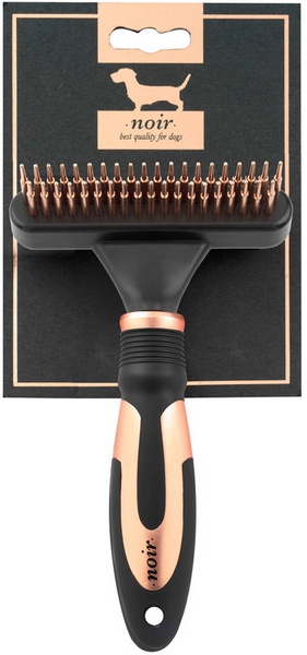 NOIR Etrille avec 39 dents rotatives 11x 6,5 cm