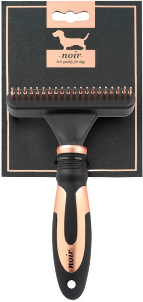 NOIR Etrille avec 20 dents rotatives 16,5 x 11 cm