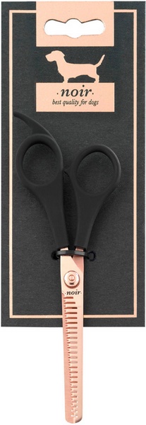 NOIR Ciseaux à effiler 17,5 x 5,5 cm