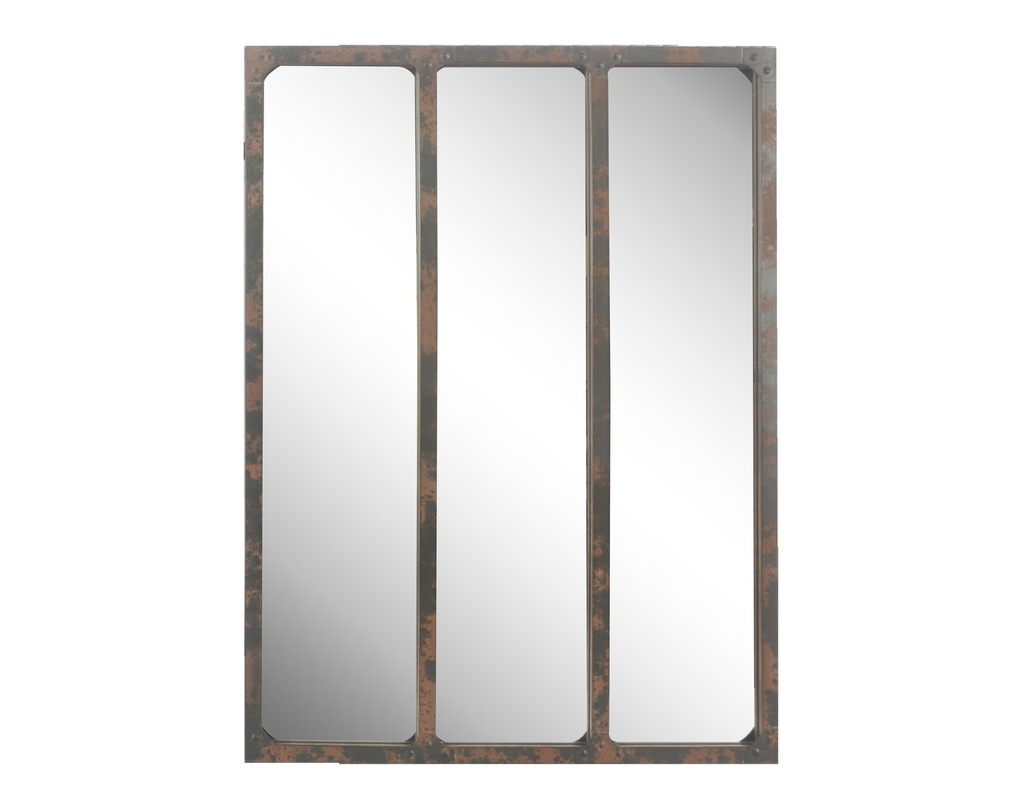 MIROIR INDUSTRIEL 3 BANDES ROUILLE GP396RT80-0