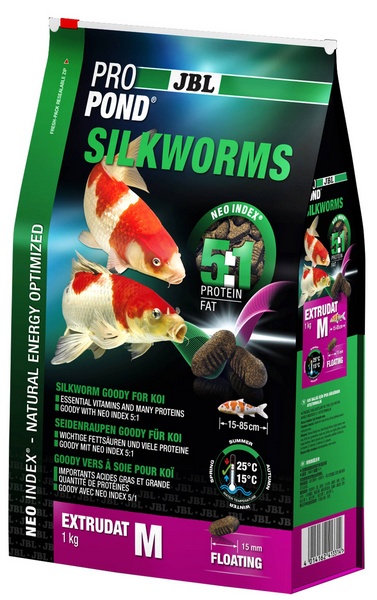 JBL ProPond Silkworms M, 1 kg