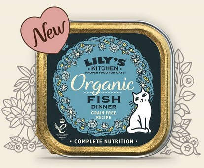 Lily's cat Adult Organic Fish Dinner 85g