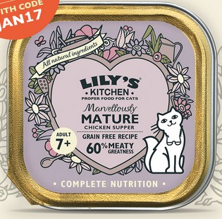 Lily's cat Senior Smooth paté 85g
