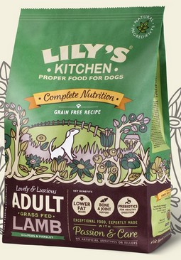 Lily's dog Adult Lamb Parsley Peas 2.5kg