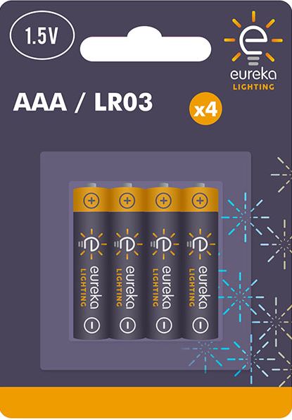 AAA Alkaline Battery Blister-4