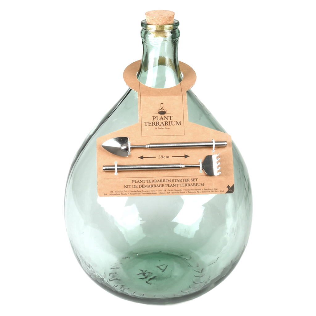 Bouteille terrarium 15L set