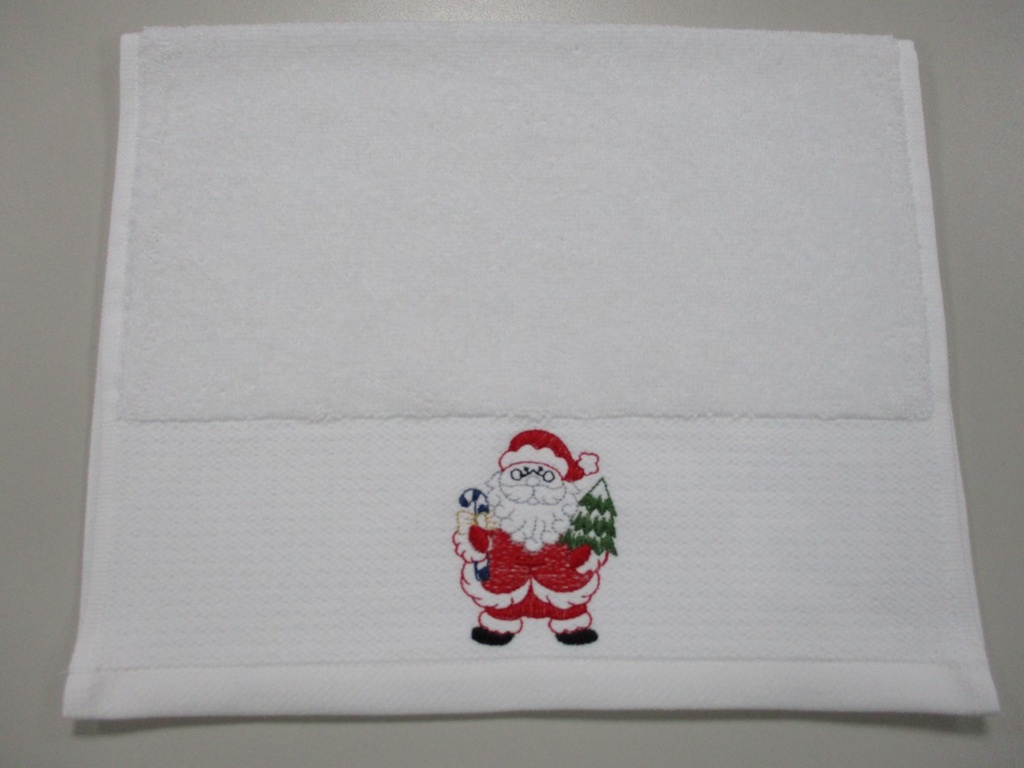 Serviette Invité Broderie Noël 30x50cm