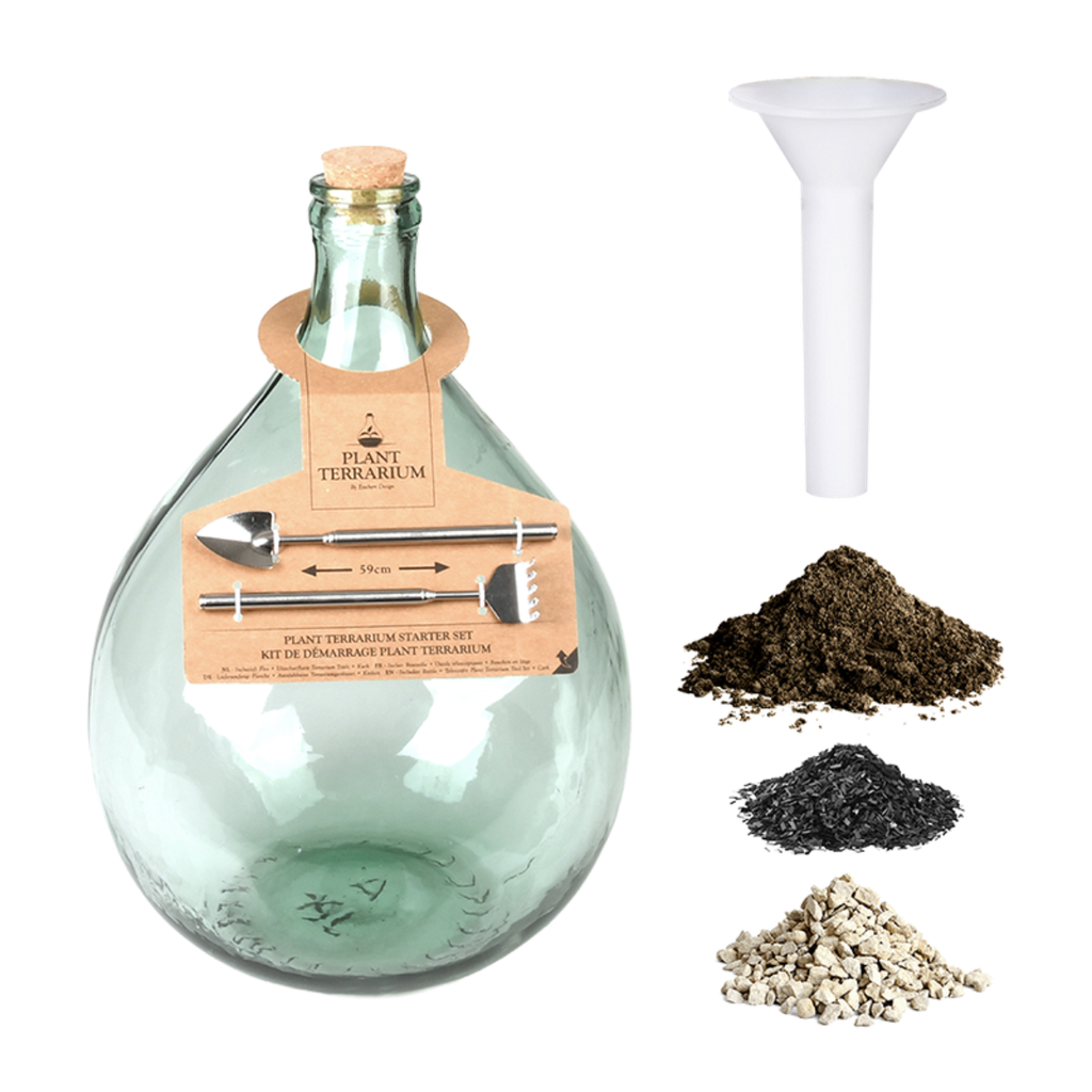 DIY Bouteille terrarium 15L set