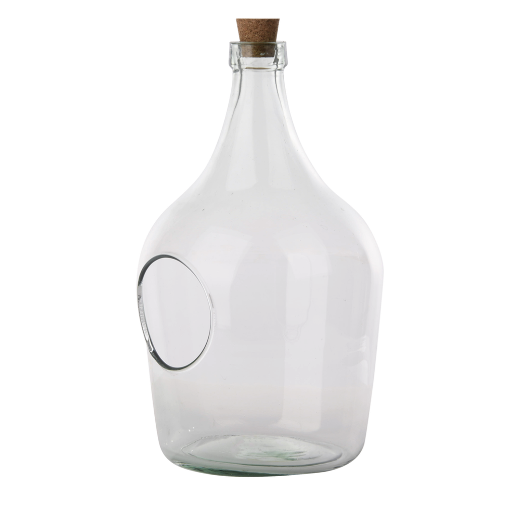 Bouteille terrarium ouverte 5L