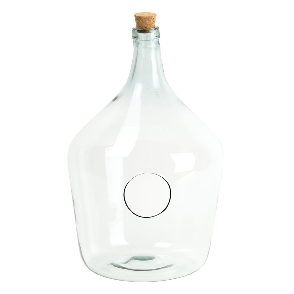 Bouteille terrarium ouverte 15L