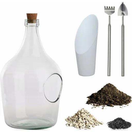 DIY bouteille terrarium ouv. 3L set