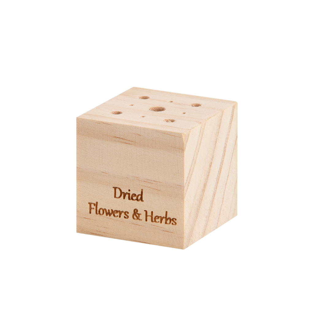 Fleurs et herbes support en bois S