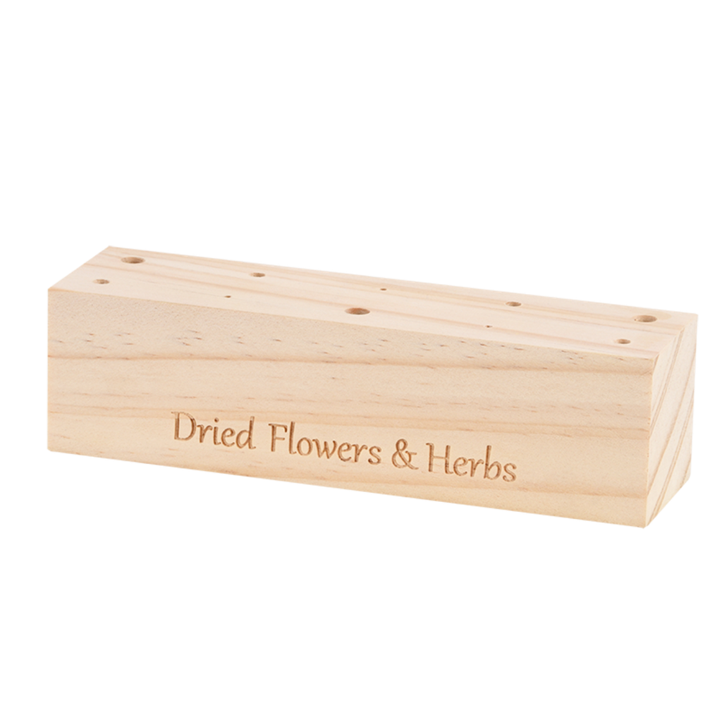 Fleurs et herbes support en bois M