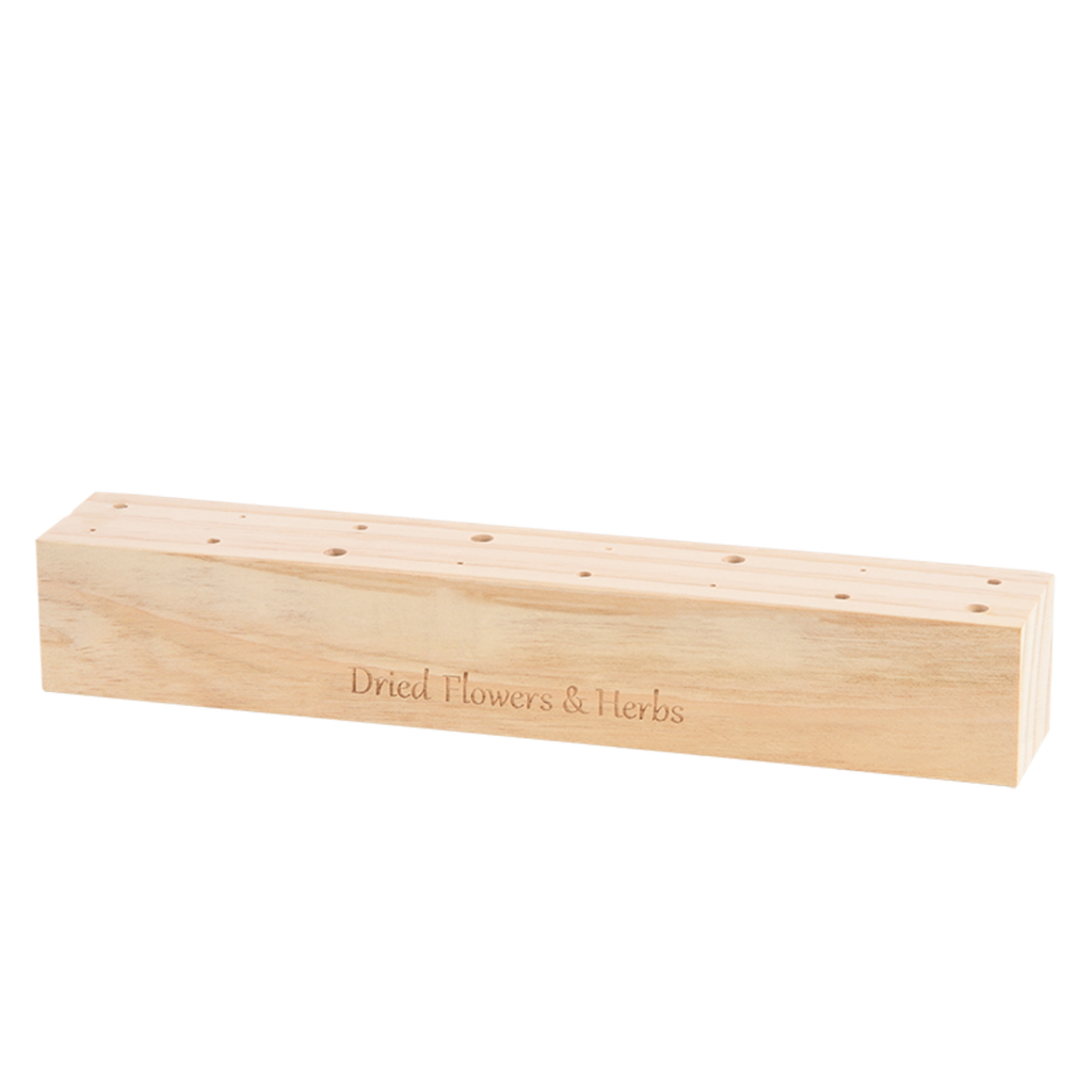 Fleurs et herbes support en bois L