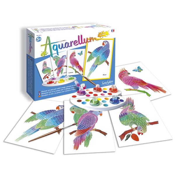 Aquarellum Junior 4T Perroquets 
