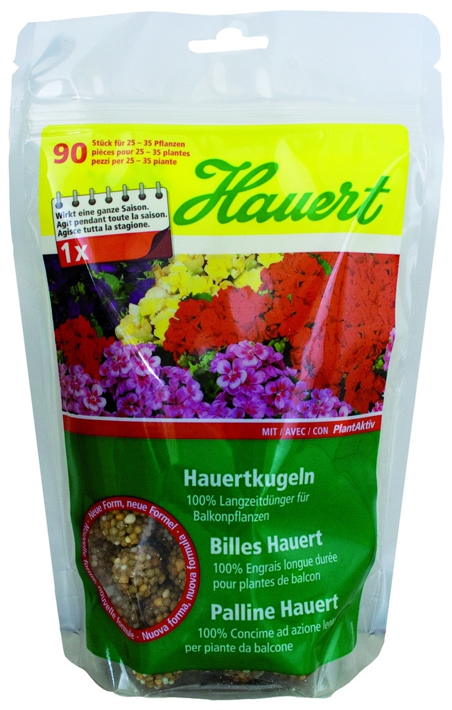 Billes Hauert pour plantes de balcon