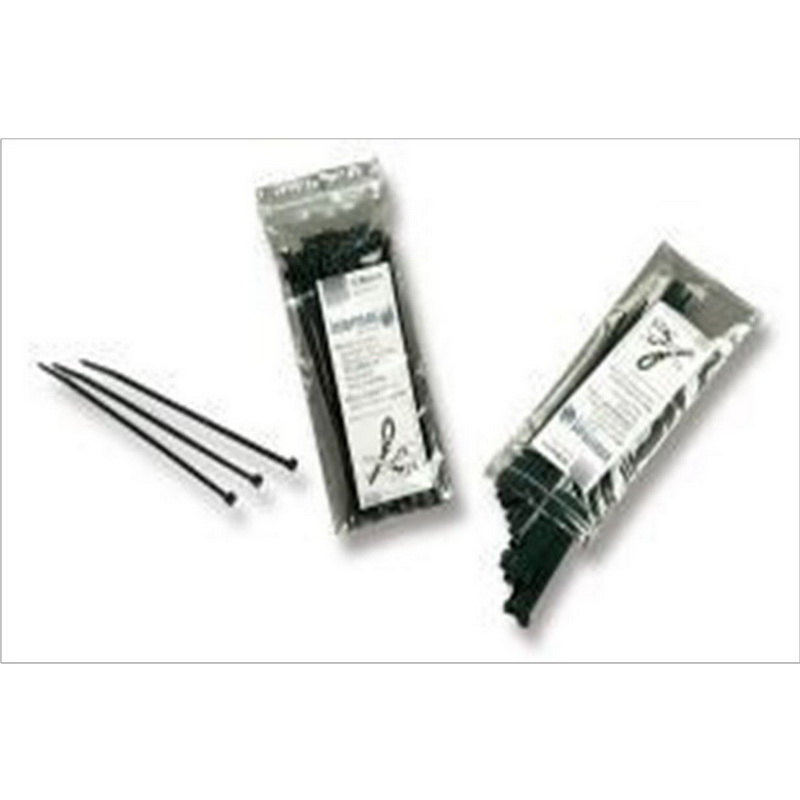 BRIDFIX 50 colliers de fixation vert longueur 14 cm