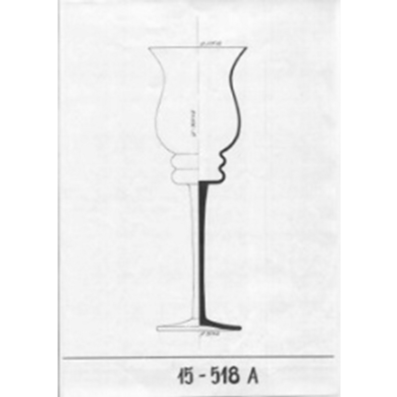 Photophore sur grand pied