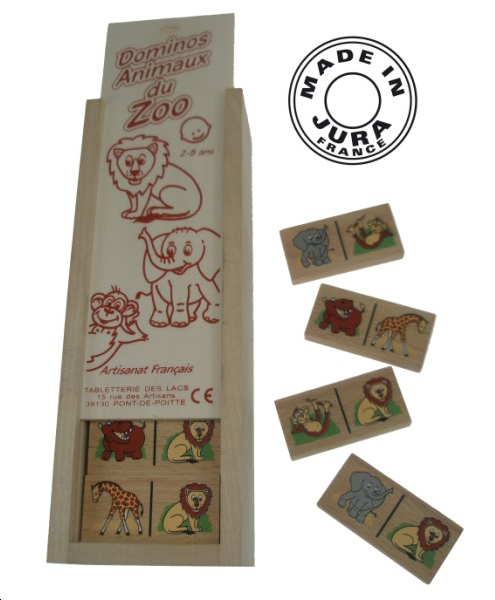 Domino image annimaux du zoo