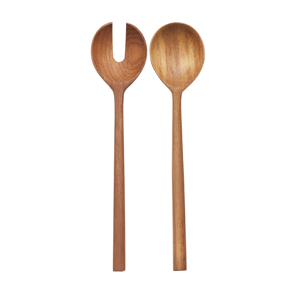 Service à salade en accacia