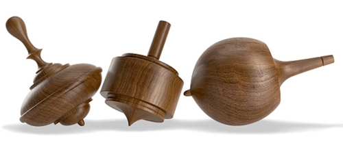 Toupie a Ficelle laquée PM