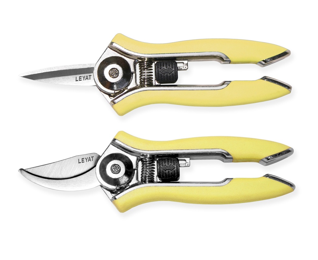 Duo sécateurs Happy Line Jaune