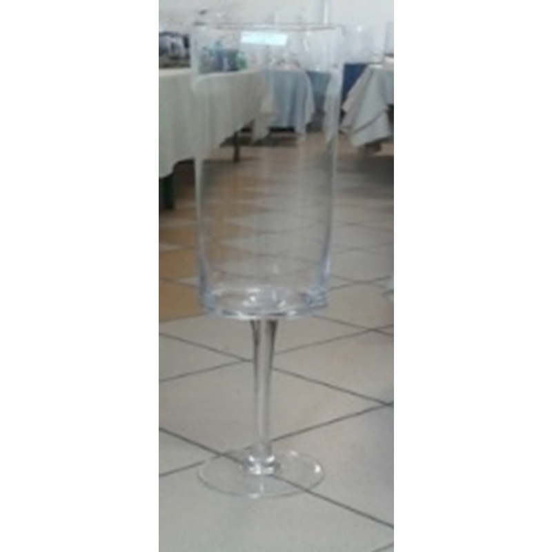 Photophore cylindrique sur pied