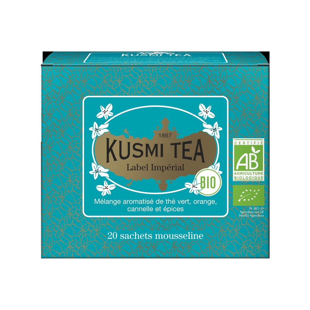 Label Impérial Bio - Etui 20 sachets mousseline - 40 gr