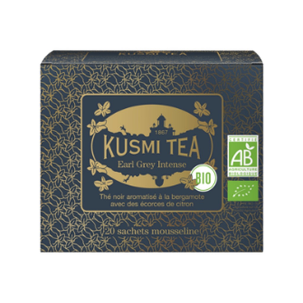 Earl Grey Intense Bio - Etui 20 sachets mousseline - 40gr