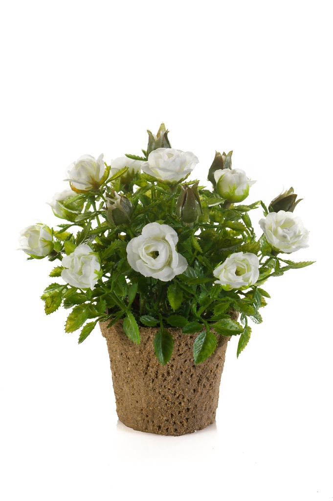 Mini Rosier en pot artificiel