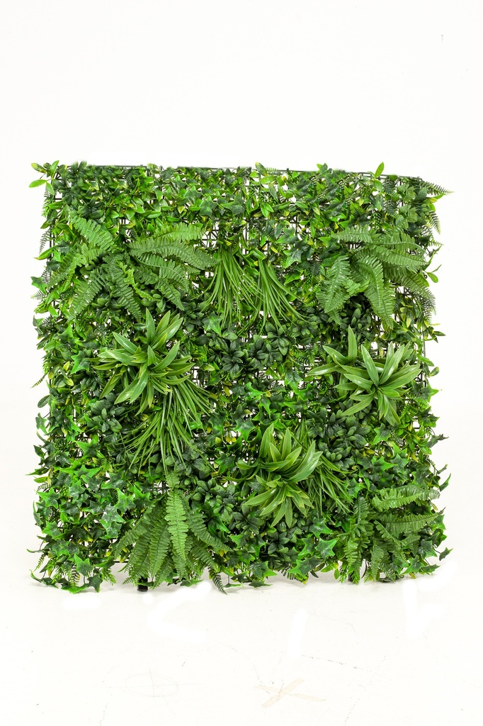 Plantes mix en plaque résistant UV artificiel