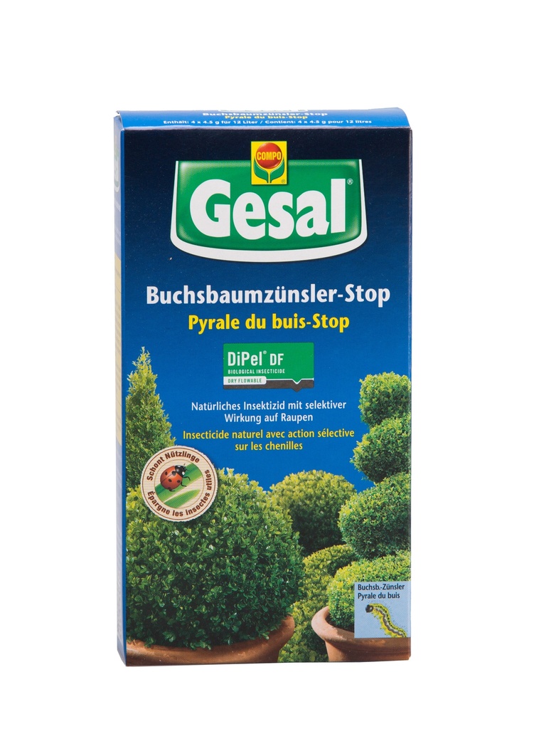 lutte biologique contre la pyrale du buis Dipel