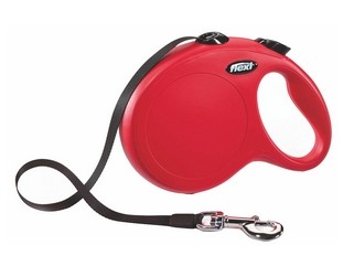 Flexi New Classic sangle, rouge, L, 5 m, max. 50 kg