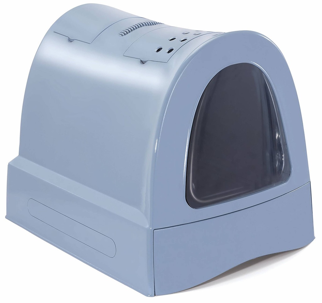 ZUMA toilettes pour chats, 40 x 56 x H 42.5 cm avec accessoires, blau