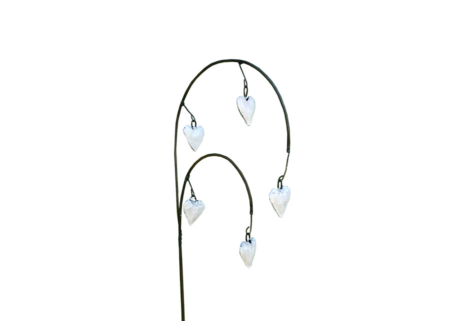 Tuteur Coeur De Marie Rouge