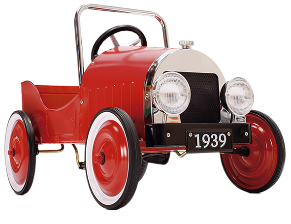 Voiture à pédales rouge 90cm