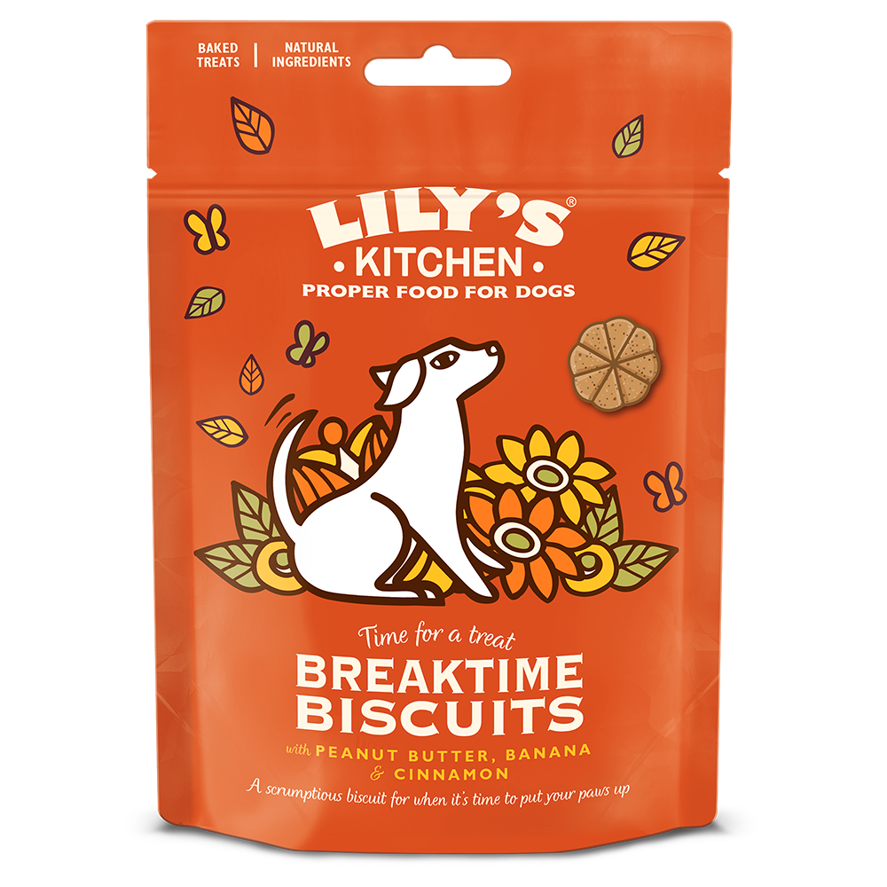 Lily's dog Breaktime Biscuits Peanut Butter