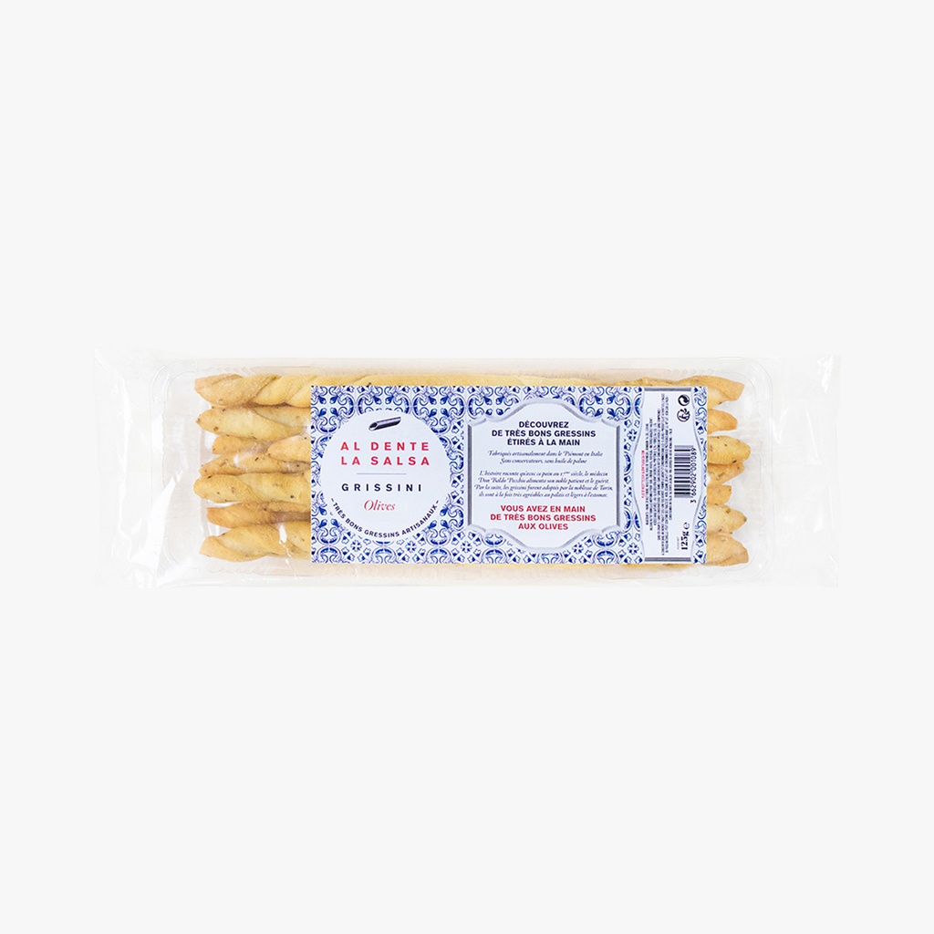 Gressins aux Olives 125gr