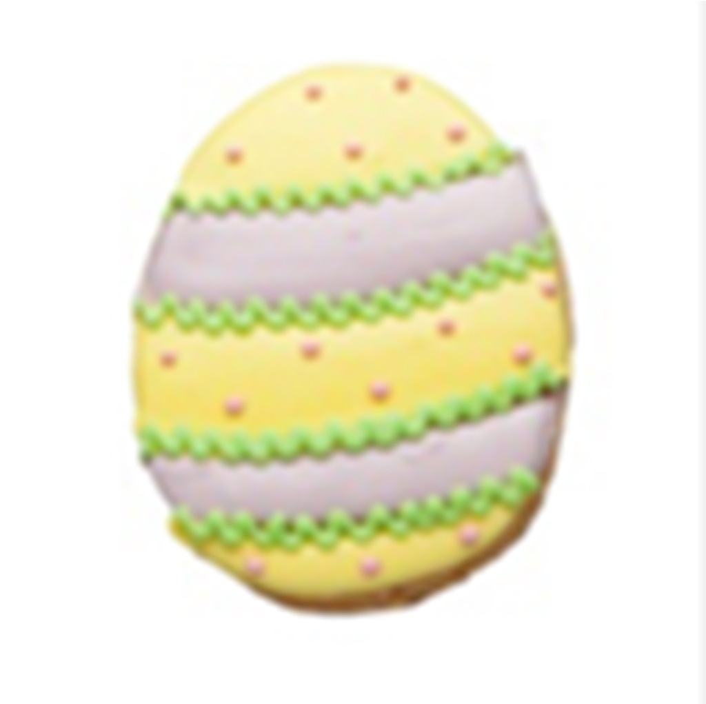 Sablé Déco purple egg